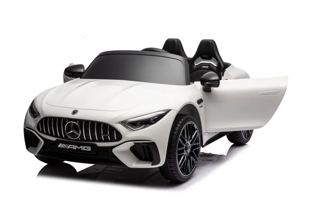 licencirani auto na akumulator mercedes amg sl63 - bijeli - slika 3