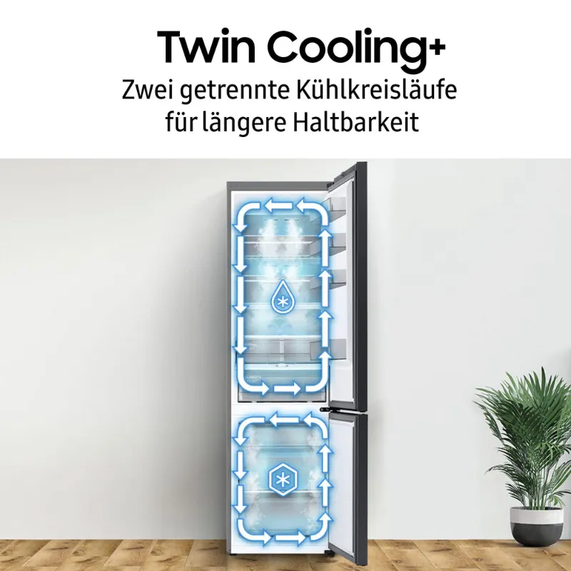 samsung kombinacija hladnjak/zamrzivač rl38t607bb1 - slika 9