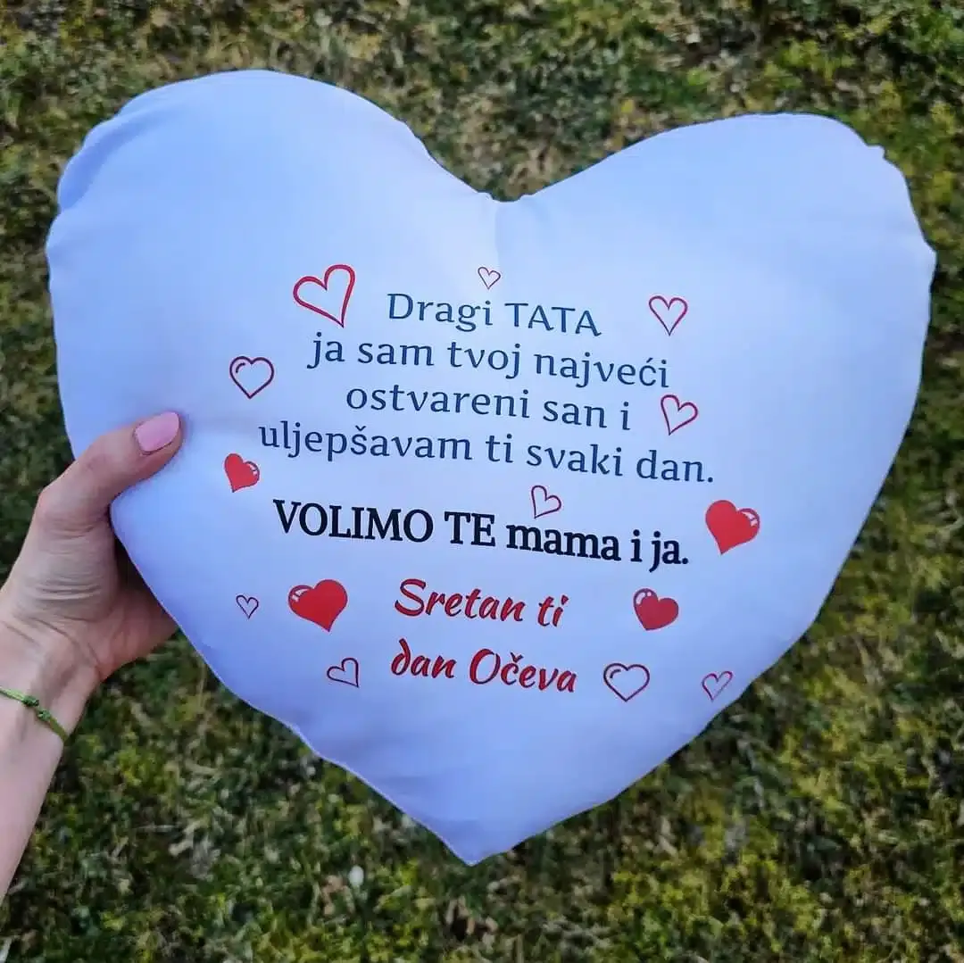 Personalizirani jastuk za dan očeva - Otočac