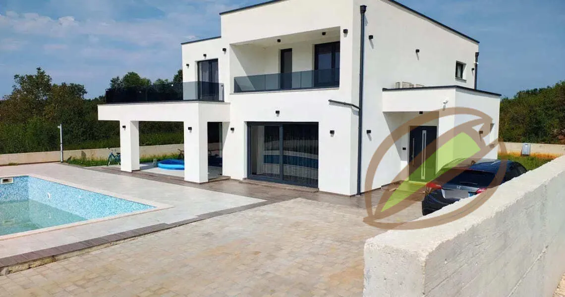 istra, labin lijepa vila s bazenom, novogradnja - slika 4