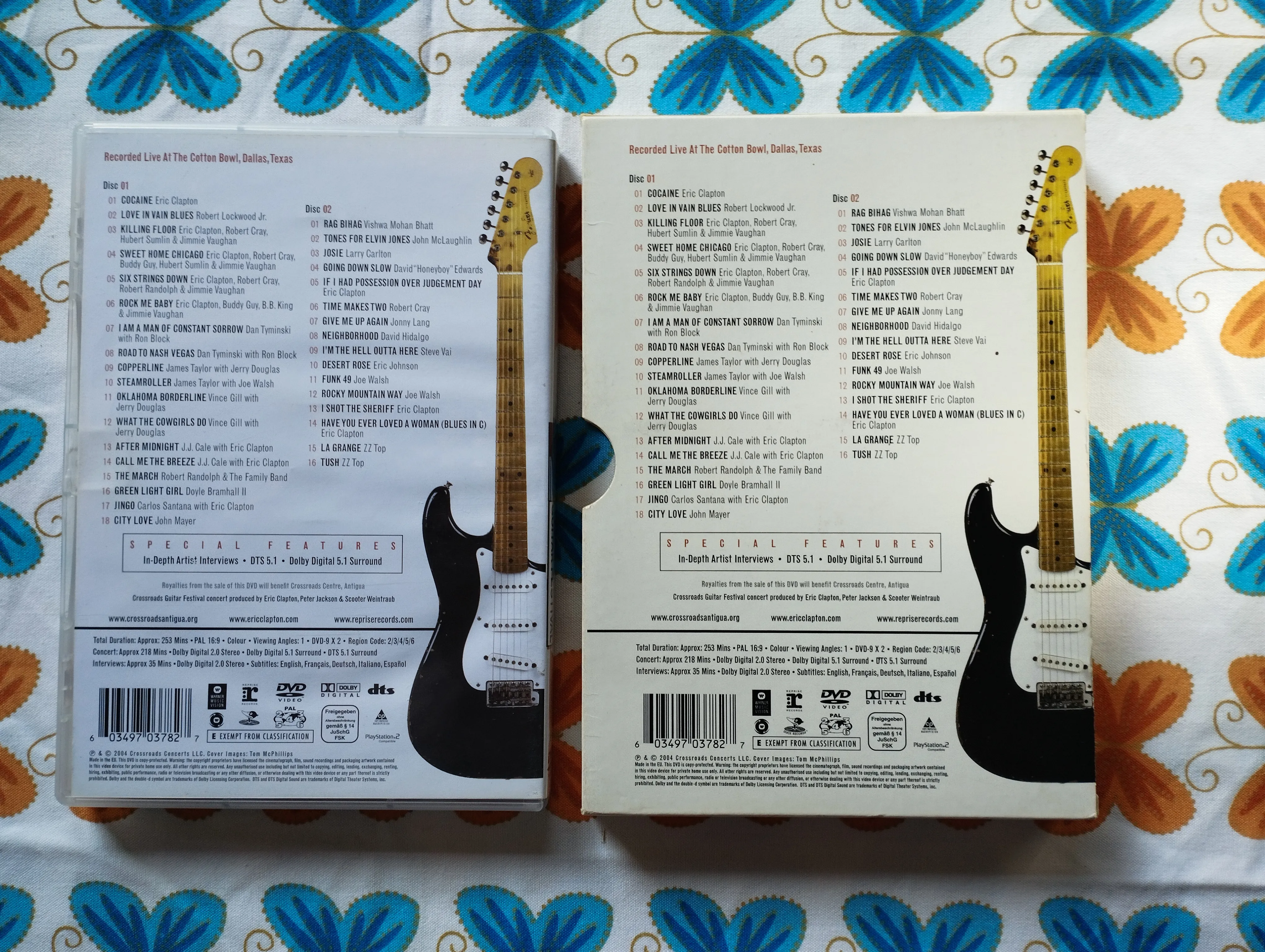 eric clapton - crossroads guitar festival 2dvd set - slika 2