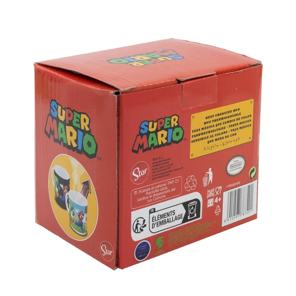 super mario šalica koja mijenja boju, 325 ml - slika 4