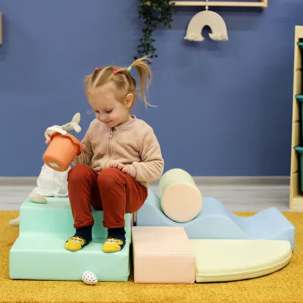 set od 6 pjenastih blokova soft play - svijetlo pastelna boja explorer - slika 24