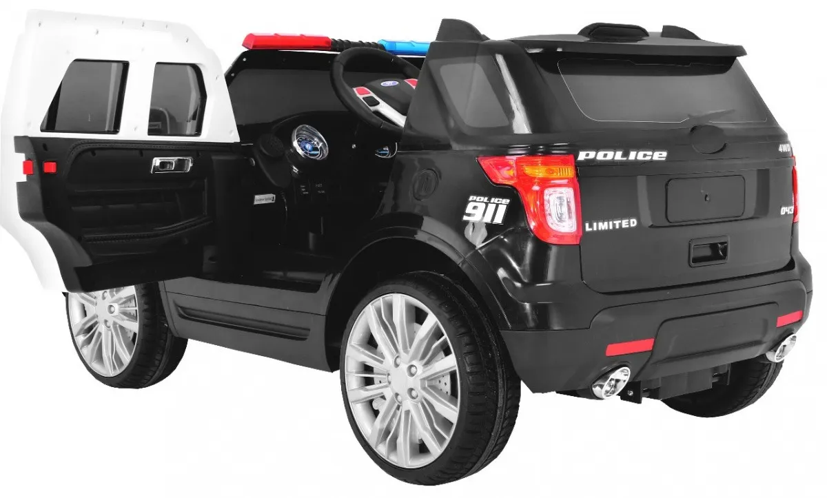 auto na akumulator suv police - crni - slika 2