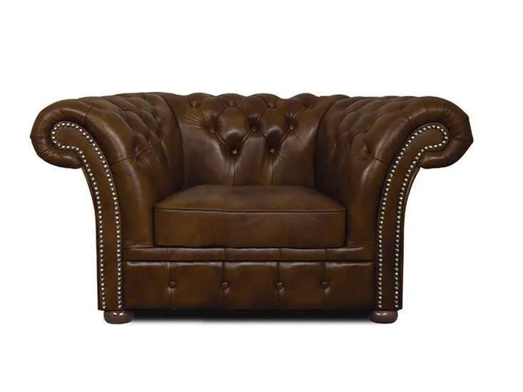Chesterfield Fotelja Winfield Basic Leather | 1-sjedište - Ježdovec, Zagreb