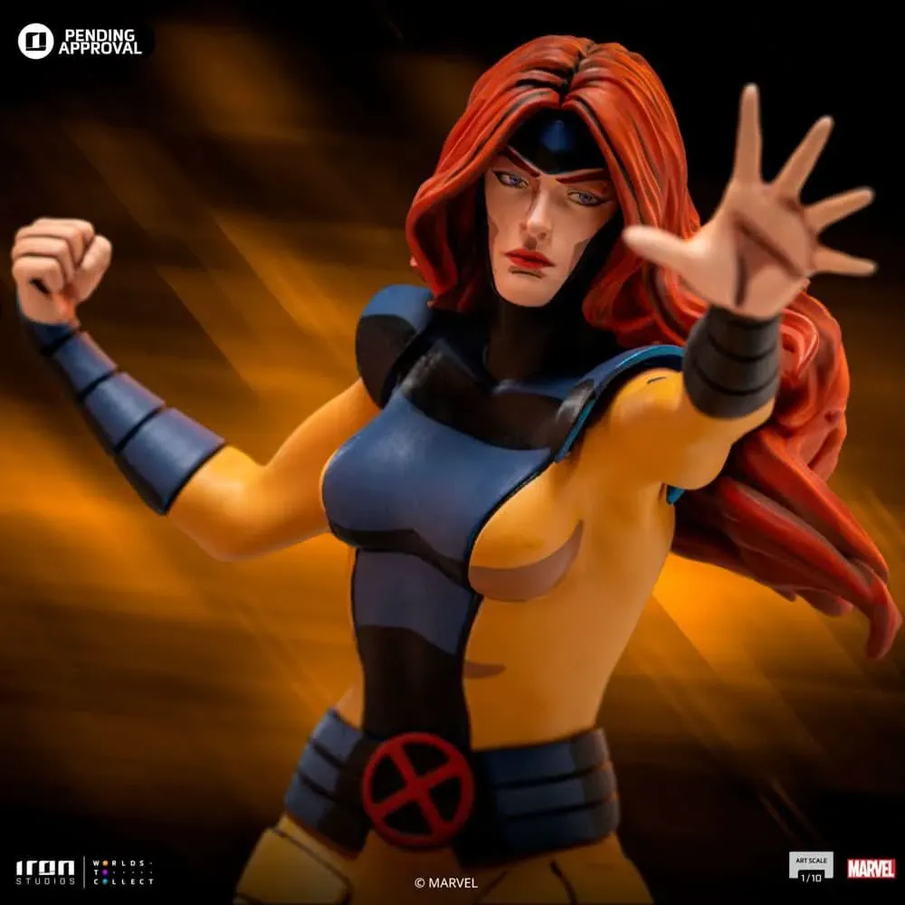 iron studios marvel: x-men ’97 – jean grey figura, 20cm - slika 9