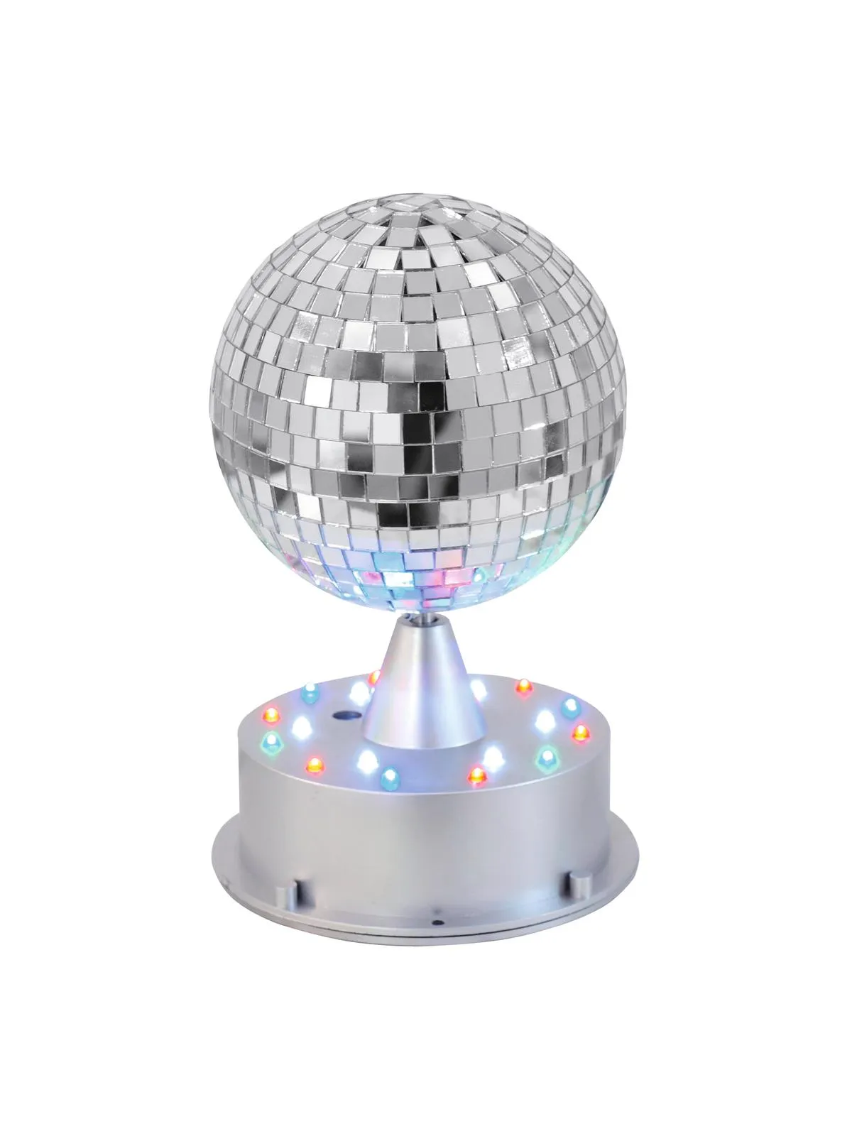 eurolite led mirror ball 13cm w/illuminated base - slika 2