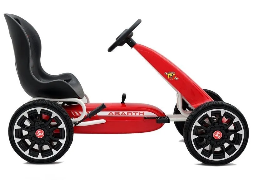go-kart na pedale abarth - crveni - slika 3
