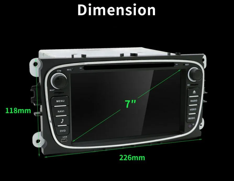 ford focus 2008 - 2011 navigacija original 2din radio - slika 10
