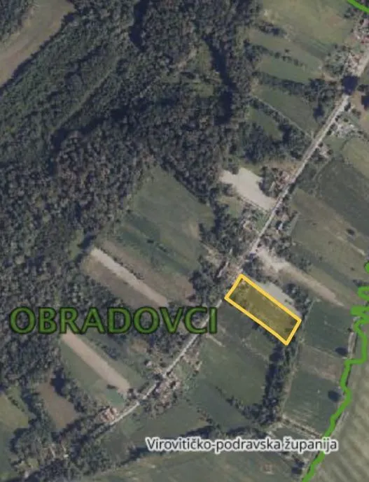 građevinsko zemljište, obradovci, orahovica, 8895 m2 - slika 2