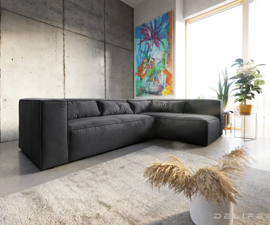 kutna garnitura brom 267x173cm, materijal: mikrofibra - slika 2