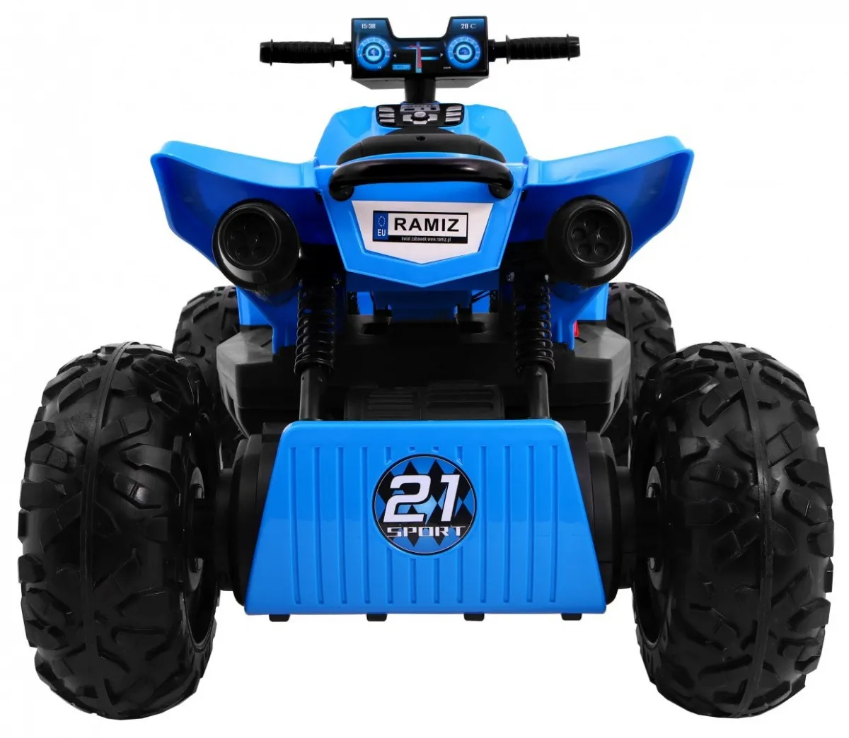 quad na akumulator sport run 4 x 4 - plavi - slika 4