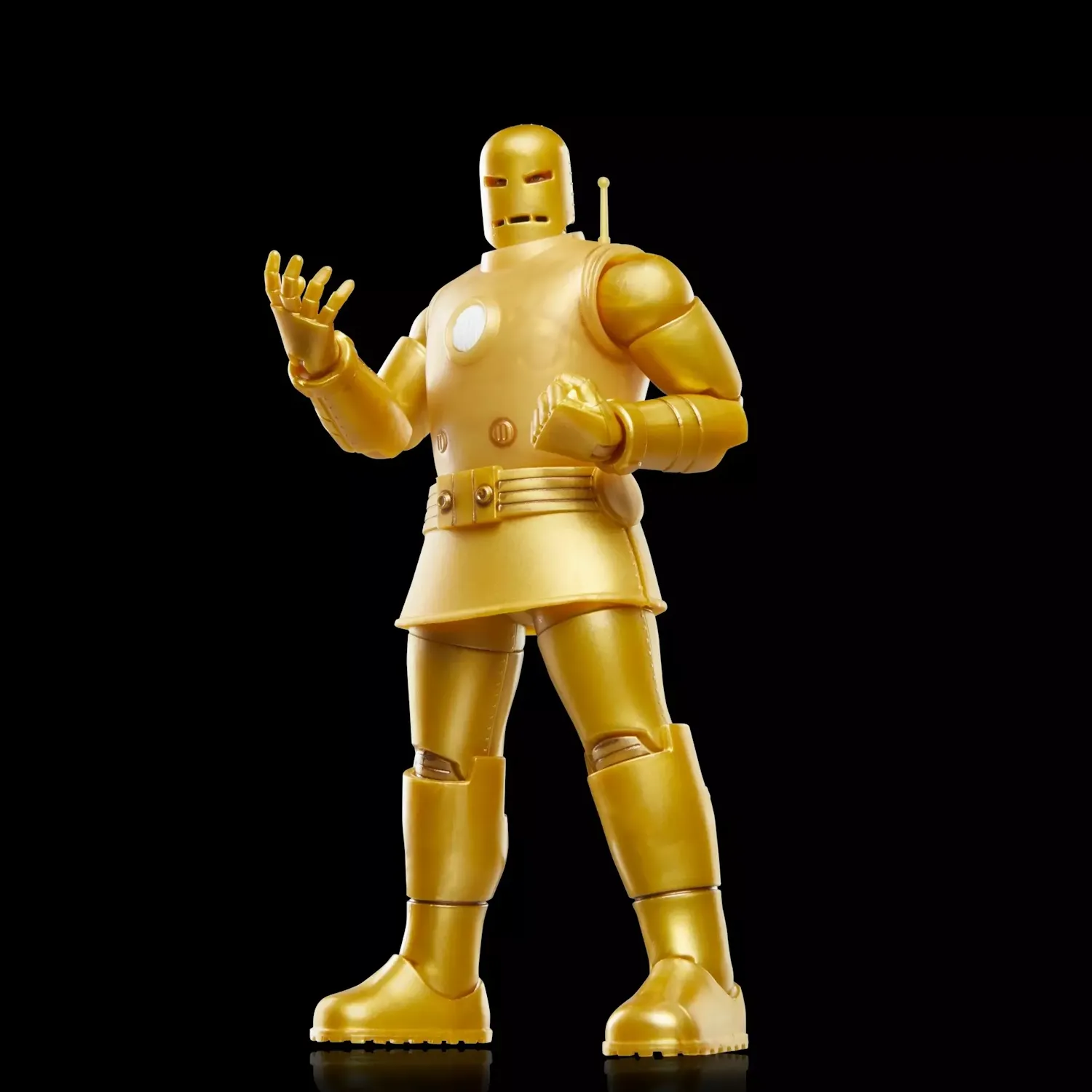 marvel legends series: iron man (model 01 – gold) figura, 15cm - slika 5