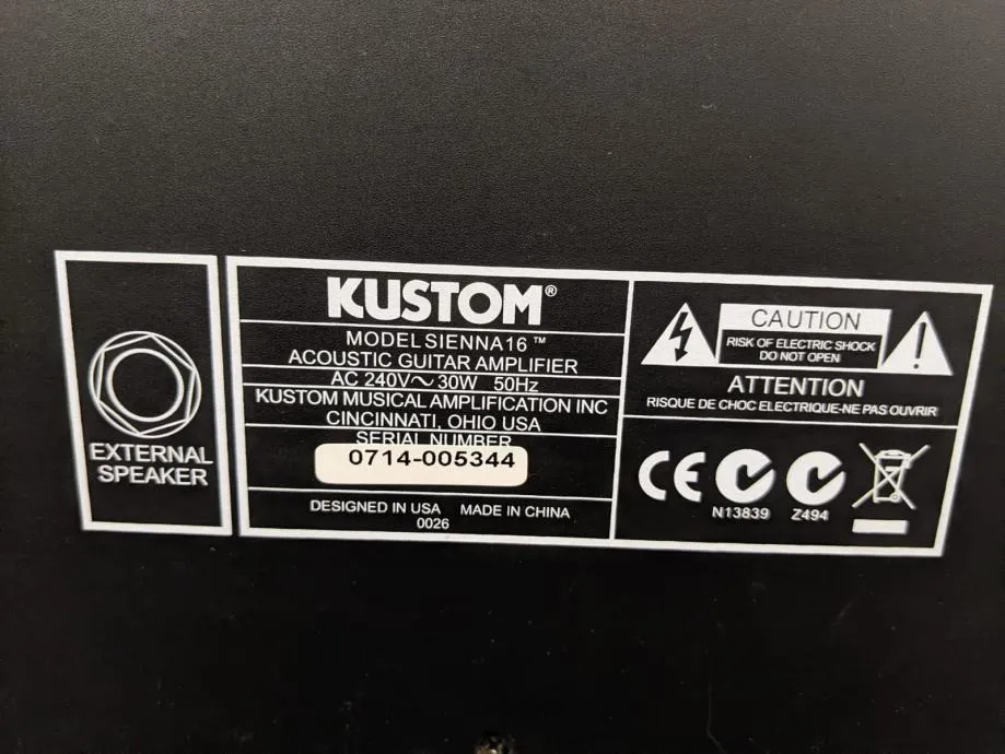 pojačalo kustom sienna 16 / r1, rate!! - slika 5