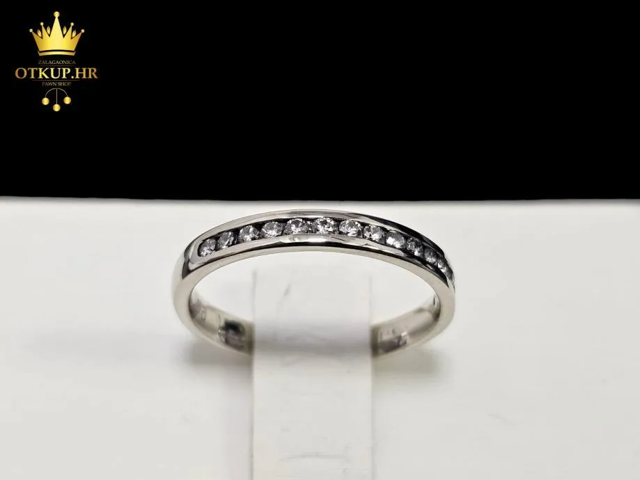 ZLATNI PRSTEN S DIJAMANTIMA - 0.08ct - 2.12G .585 (14K) / R1, RATE !! - Zagreb