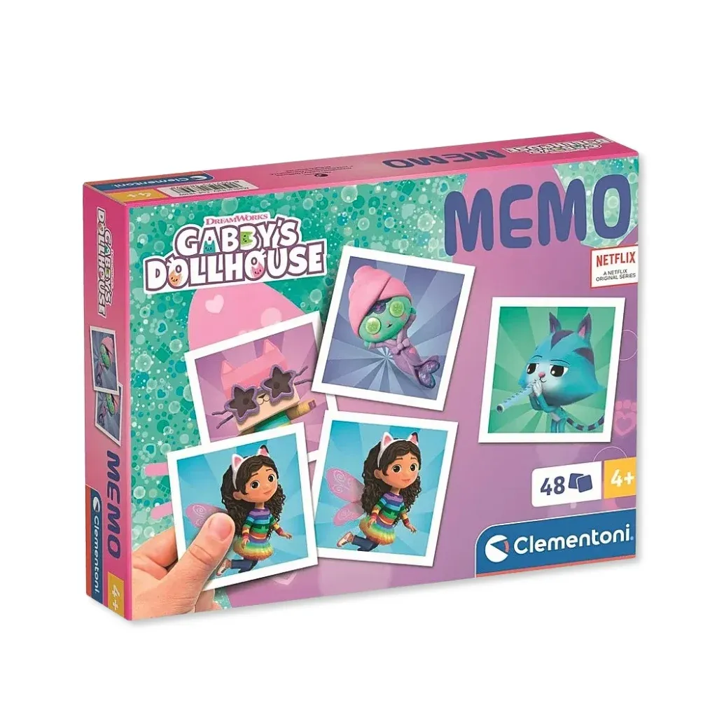 Memory društvena igra – Gabby’s Dollhouse, 48pcs - Zagreb