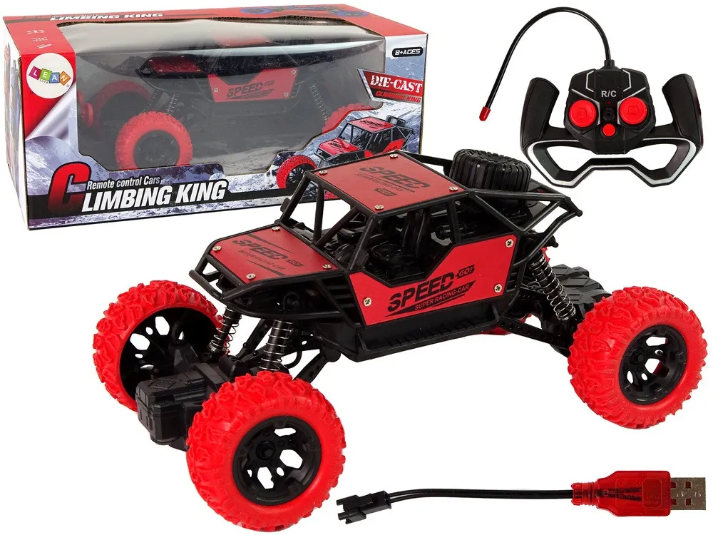 Remote Controlled Terrain Car R/C 1:18 Red. - Mursko Središće