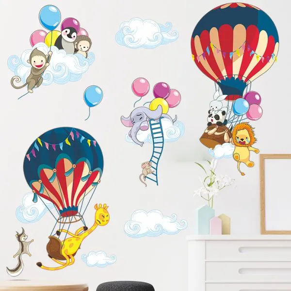 zidna naljepnica hot air balloon - slika 3