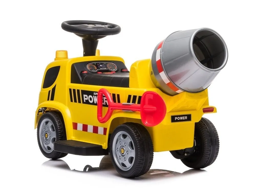 dječja guralica mixer -žuta - slika 4