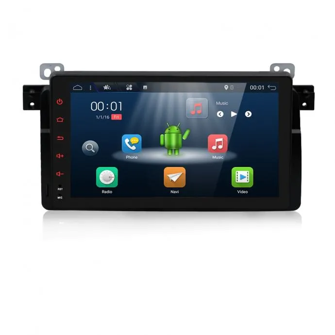 bmw e46 m3 x3 original android 2din radio + parking kamera - slika 5