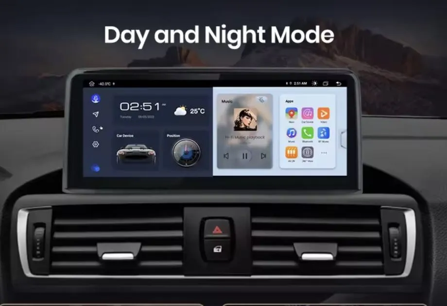 bmw evo f30 f31 f34 2017-2021 original multimedija android kamera - slika 2