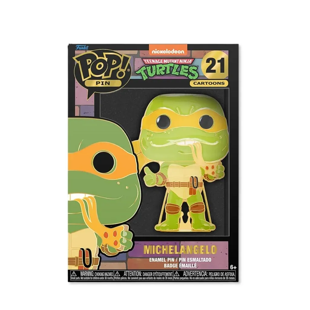 funko pop! pin: teenage mutant ninja turtles – michelangelo #21 - slika 2