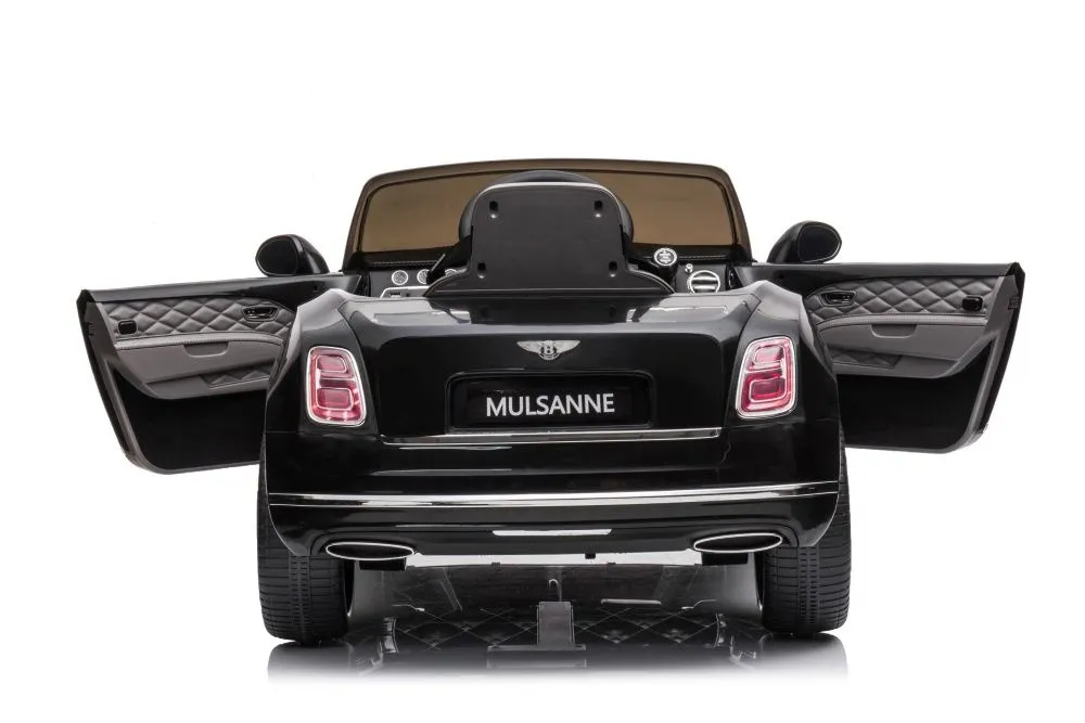licencirani auto na akumulator bentley mulsanne - crni/lakirani - slika 11