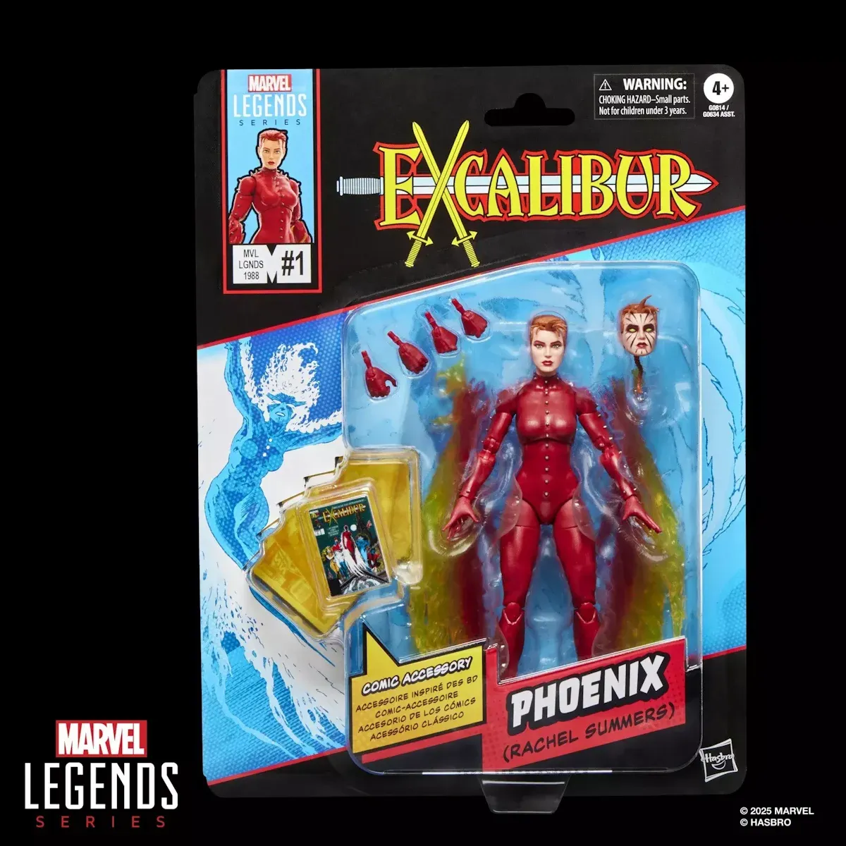 marvel legends series: phoenix (rachel summers) figura, 15cm - slika 9