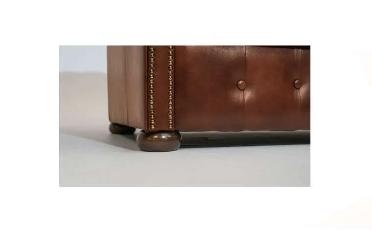 chesterfield fotelja class leather | 1-sjedište | cloudy caramel - slika 4
