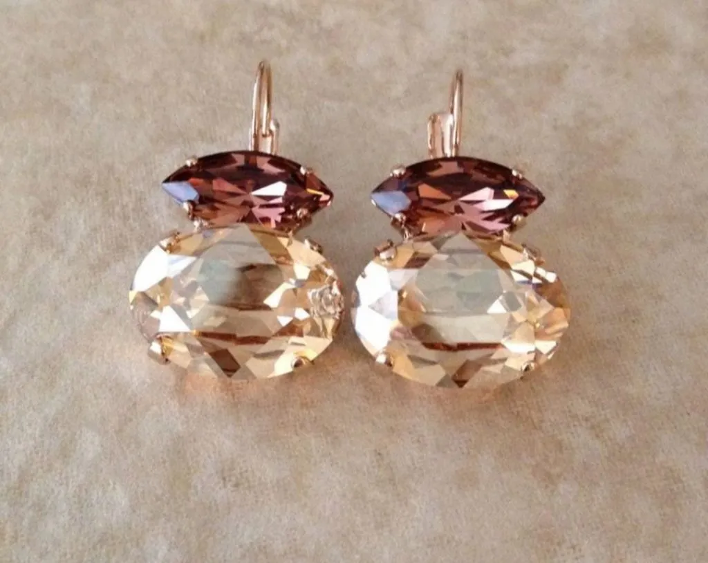 Naušnice - Royal Topaz, Zlatarnice Rodić - Zagreb