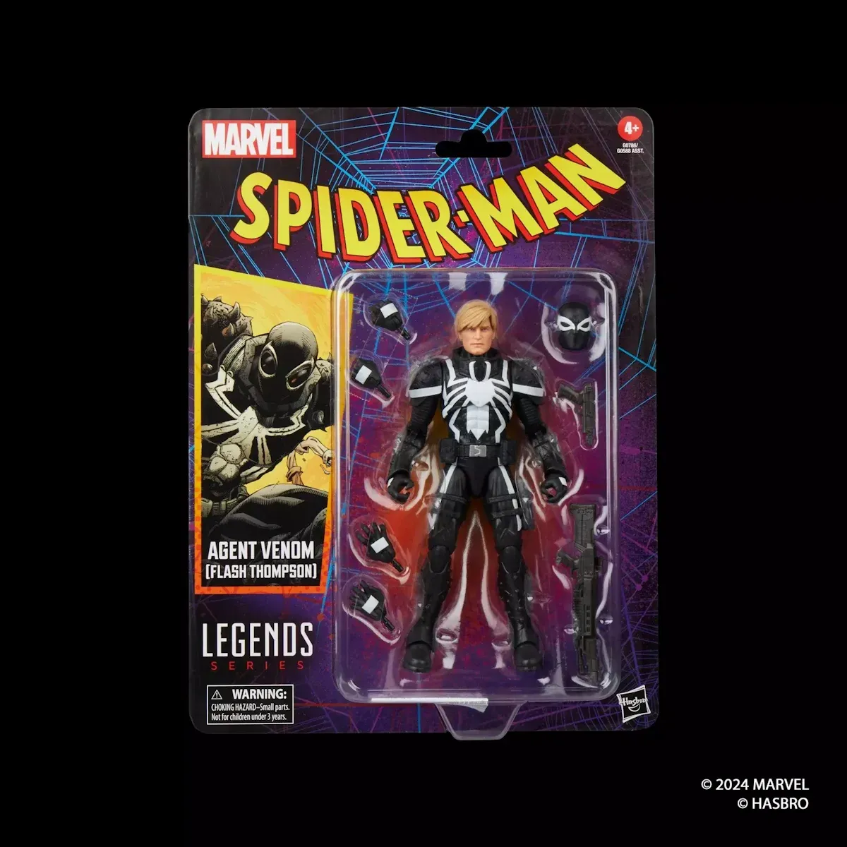 marvel legends series: agent venom (flash thompson) figura, 15cm - slika 9