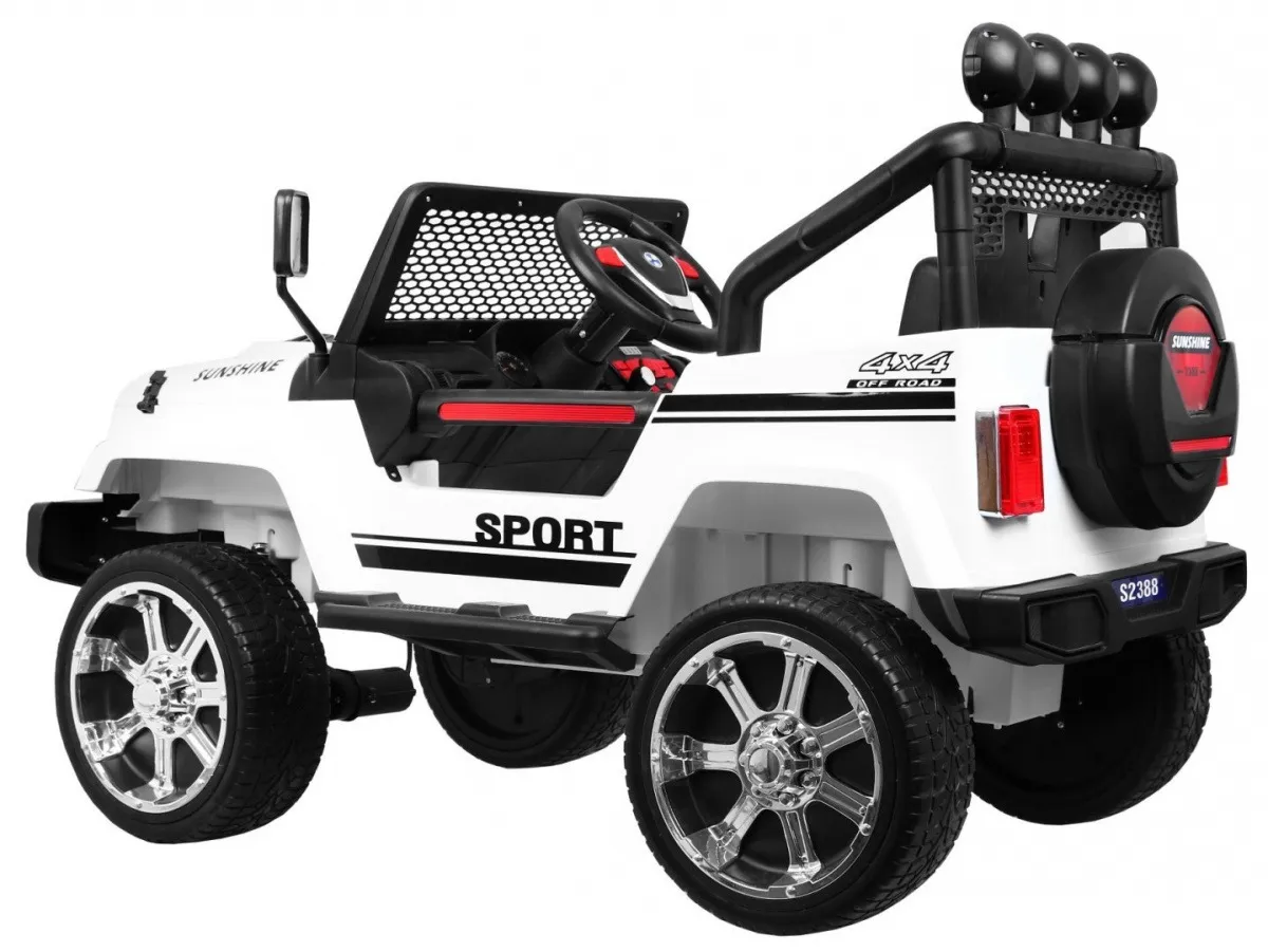 auto na akumulator new raptor drifter 4 x 4 - bijeli - slika 2