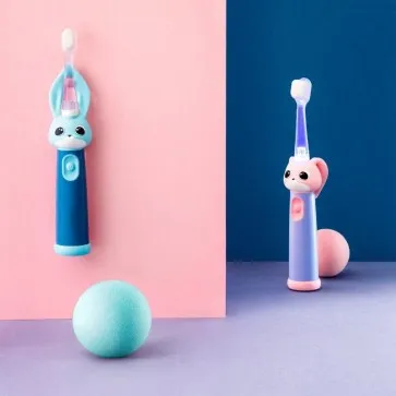 dječja sonična baterijska četkica za zube vitammy bunny 0-3 godine - slika 8