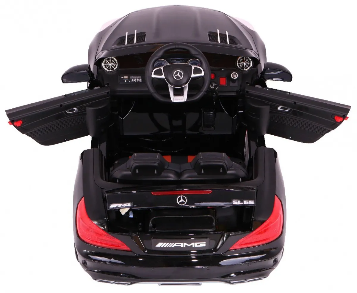 licencirani auto na akumultor mercedes amg sl65 - crni - slika 3