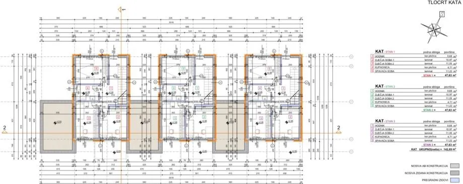 kuće u nizu: donji grad, katnice, 127.11 m2 + garaža i vrt novo - slika 11