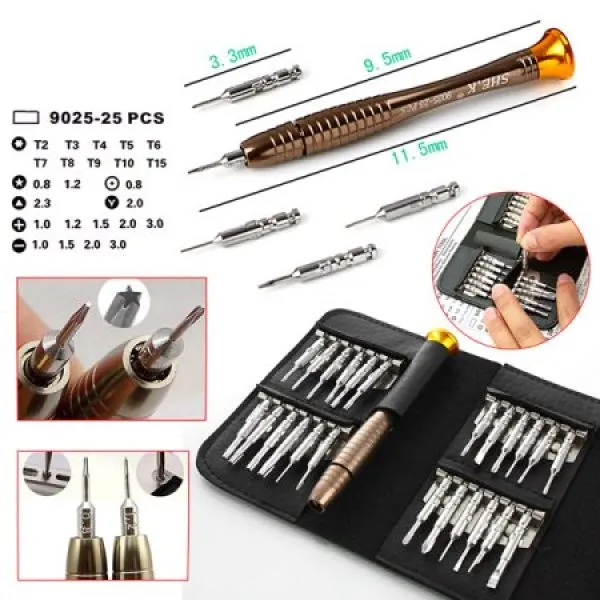 25u1 servisni set alata za elektroniku iphone,tablete,foto i sl. - slika 14