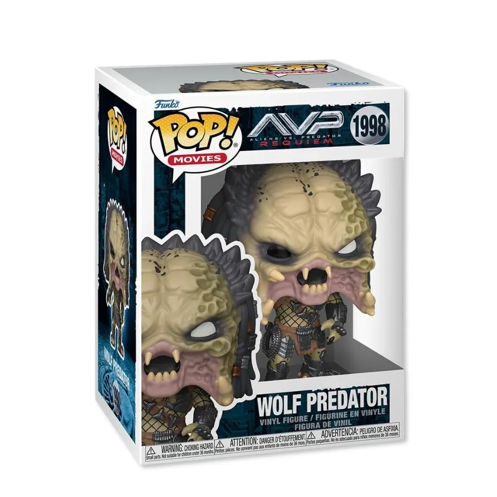Funko Pop! Movies: Aliens vs. Predator – Wolf Predator #1998 - Zagreb