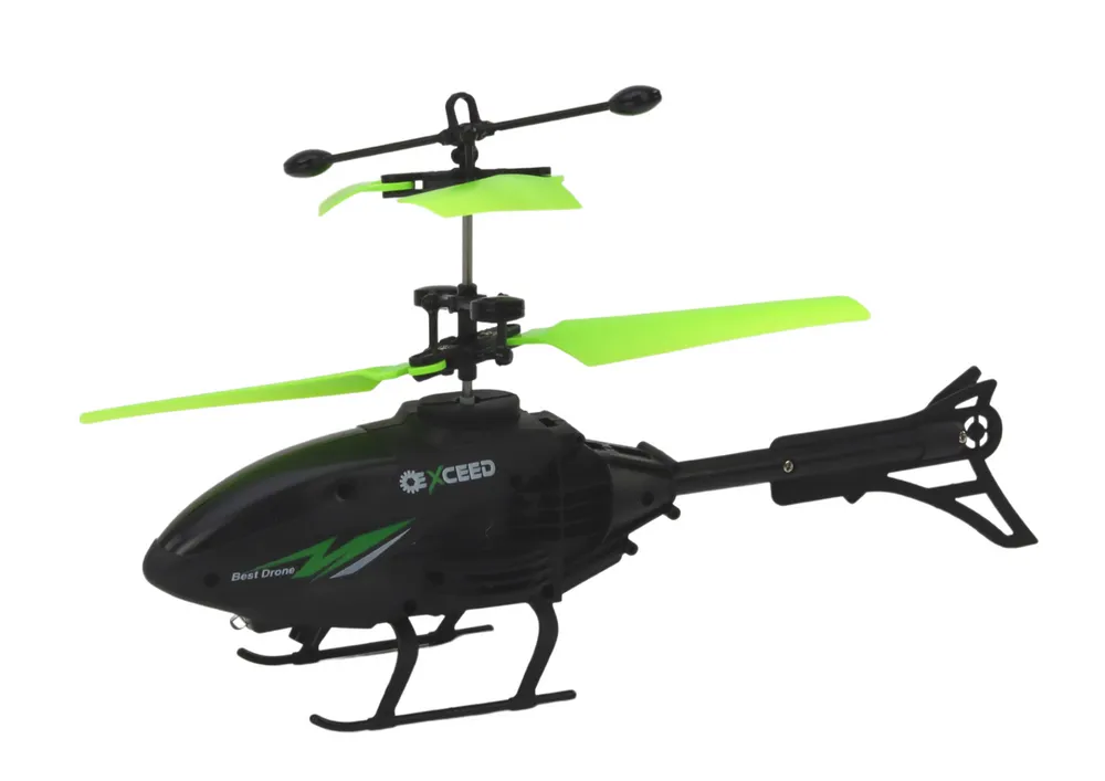 palm controlled helicopter band black and green - slika 4