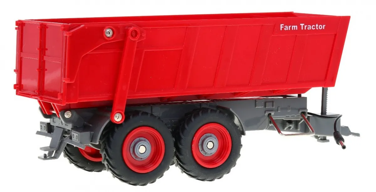 tractor red trailer red 2.4 ghz - slika 2