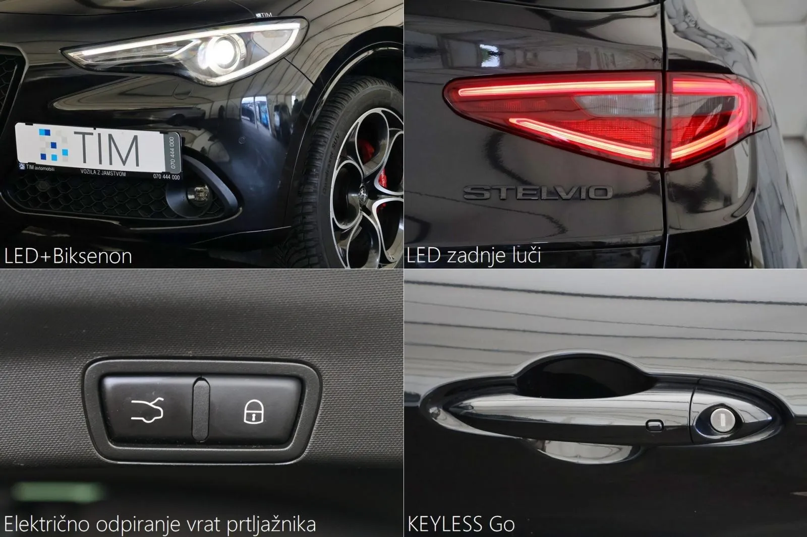alfa romeo stelvio veloce 2.2multijet q4 at8 210km dab navi kamera - slika 19