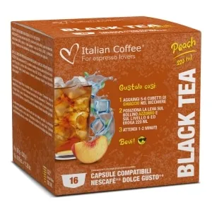 Dolce Gusto Italian Coffee Black Tea Peach Ice - Zagreb