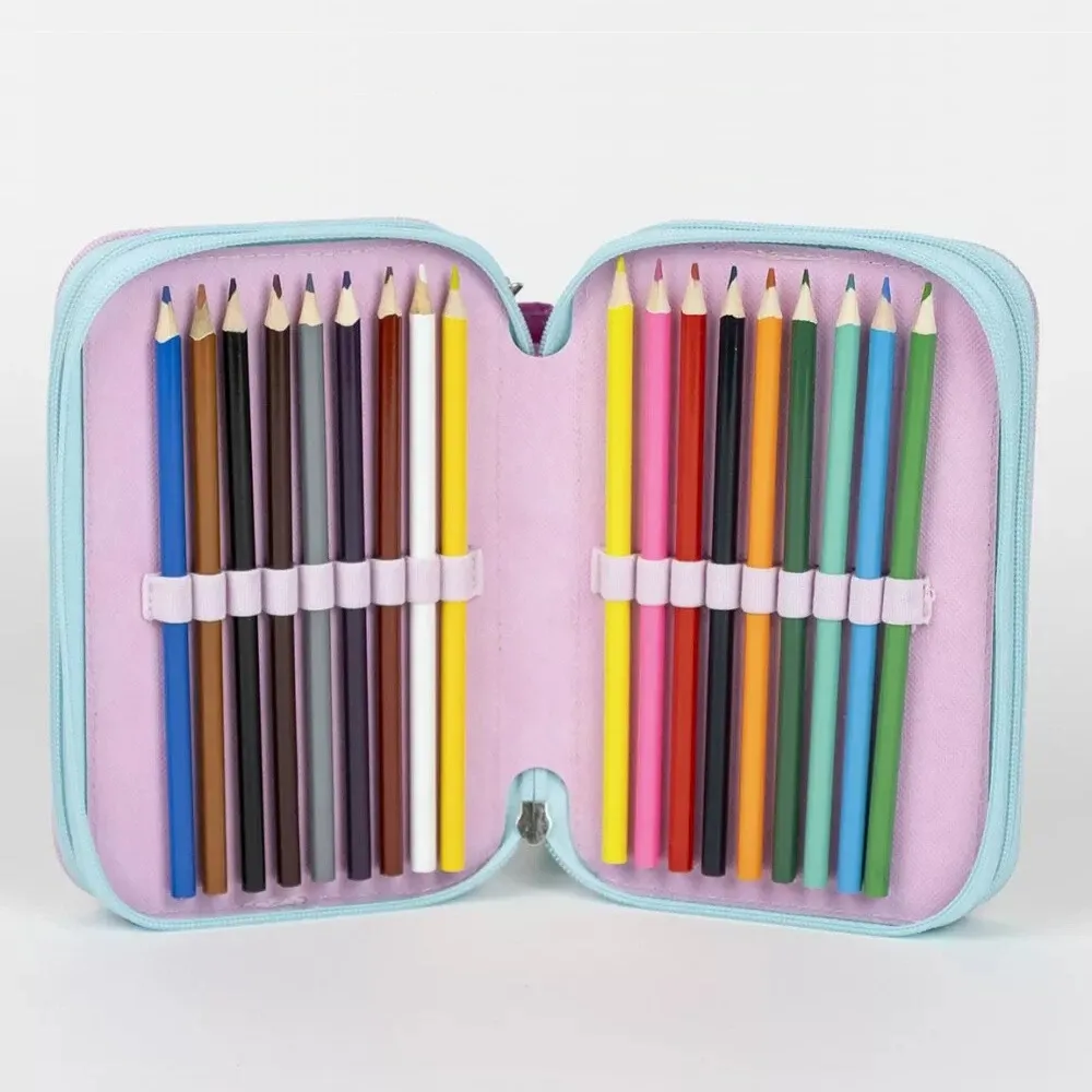 gabby’s dollhouse ‘rainbow’ troslojna pernica s priborom - slika 3