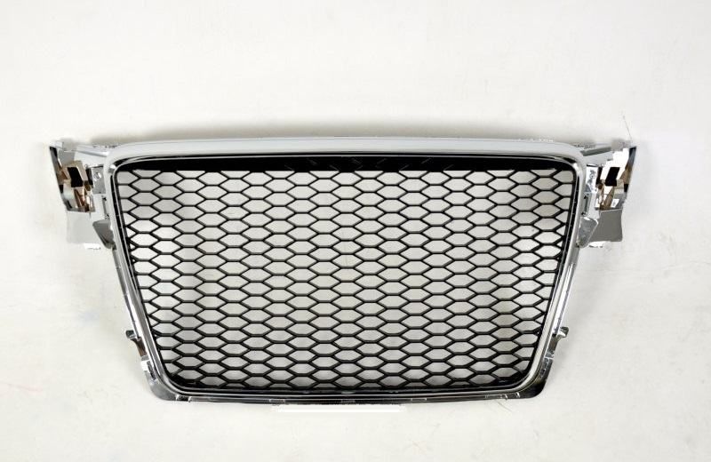 maska+blende za audi a4 b8 07-12 g.- rs4 look- crna-krom-super izgled - slika 2
