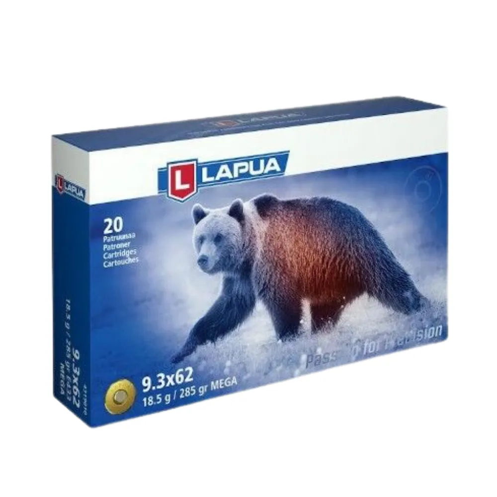 Karabinsko streljivo LAPUA MEGA 9,3x62 18,5g - Poreč