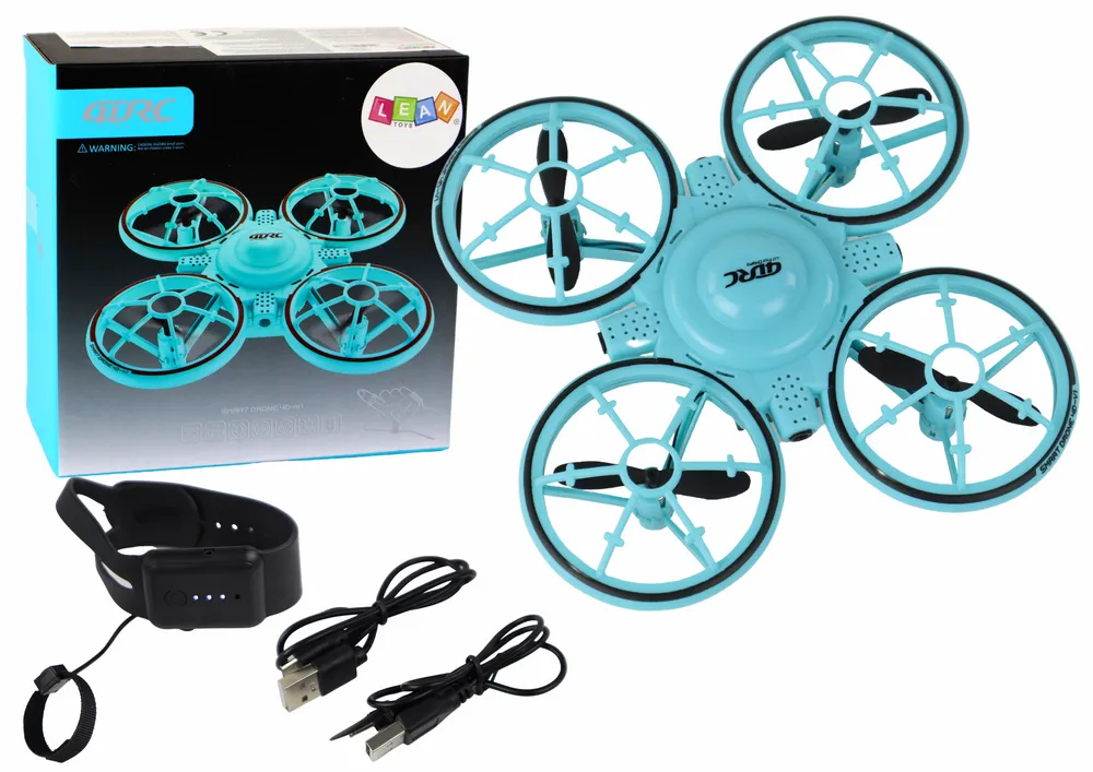 remote controlled drone lights blue - slika 2