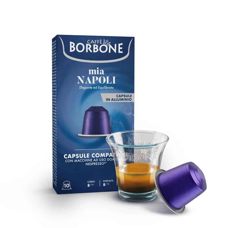 borbone nespresso mia napoli blend alu 100 kapsula - slika 2