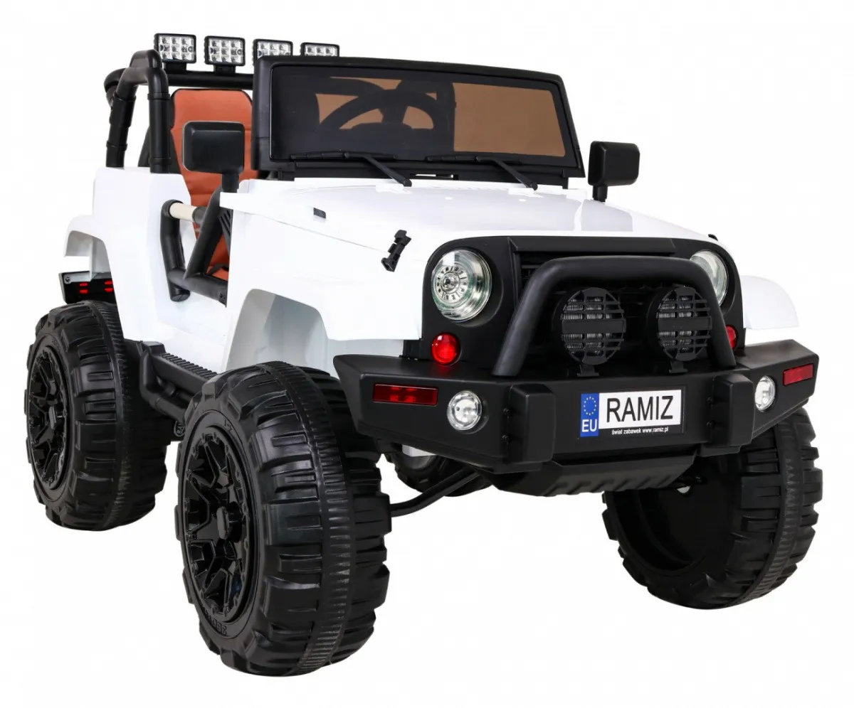 auto na akumulator jeep all terrain - bijeli - slika 9