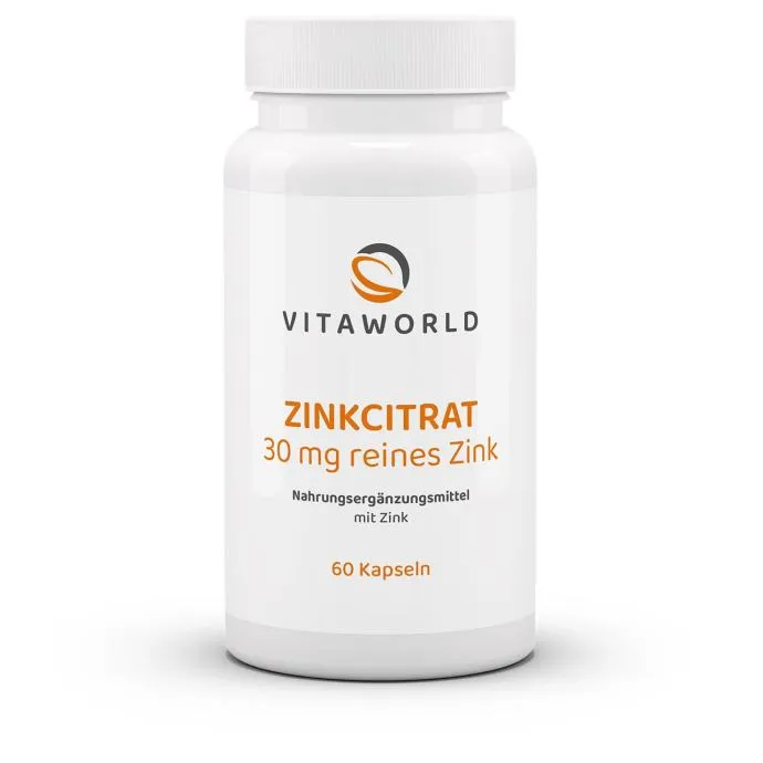 Cink citrat 30 mg kapsule, Vita World, 60 kom. - Zagreb