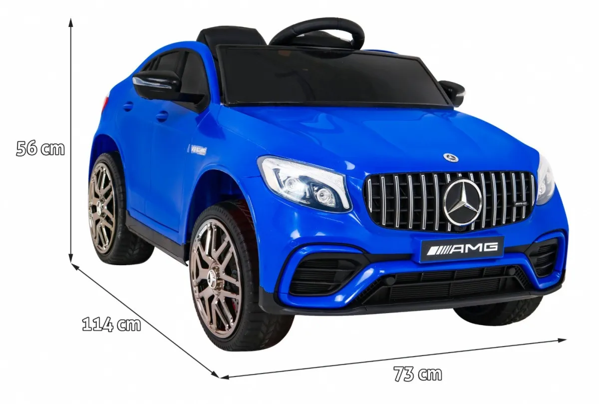 licencirani auto na akumultor mercedes benz glc63s 4x4 - plavi - slika 2