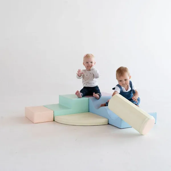 set od 6 pjenastih blokova soft play - svijetlo pastelna boja explorer - slika 11